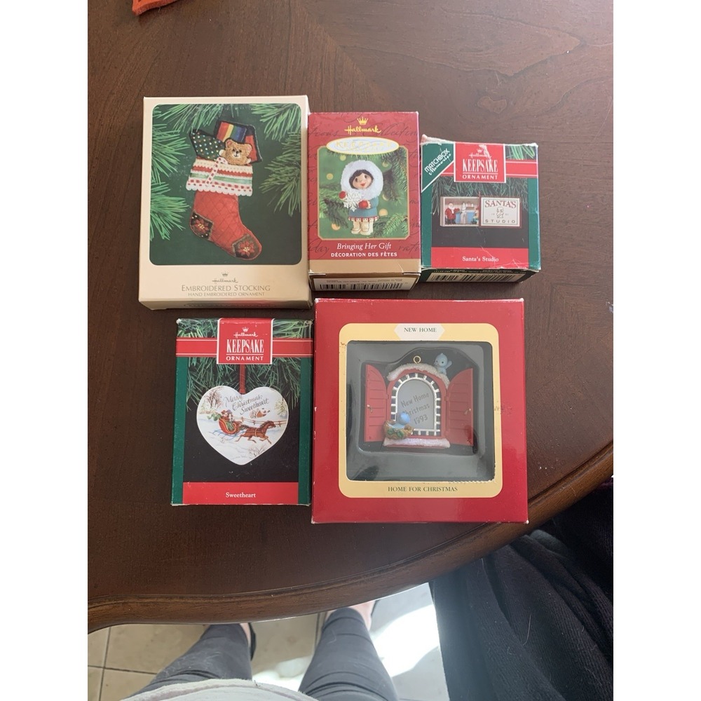 Hallmark‎ Keepsake Christmas Ornaments, Lot of 5
